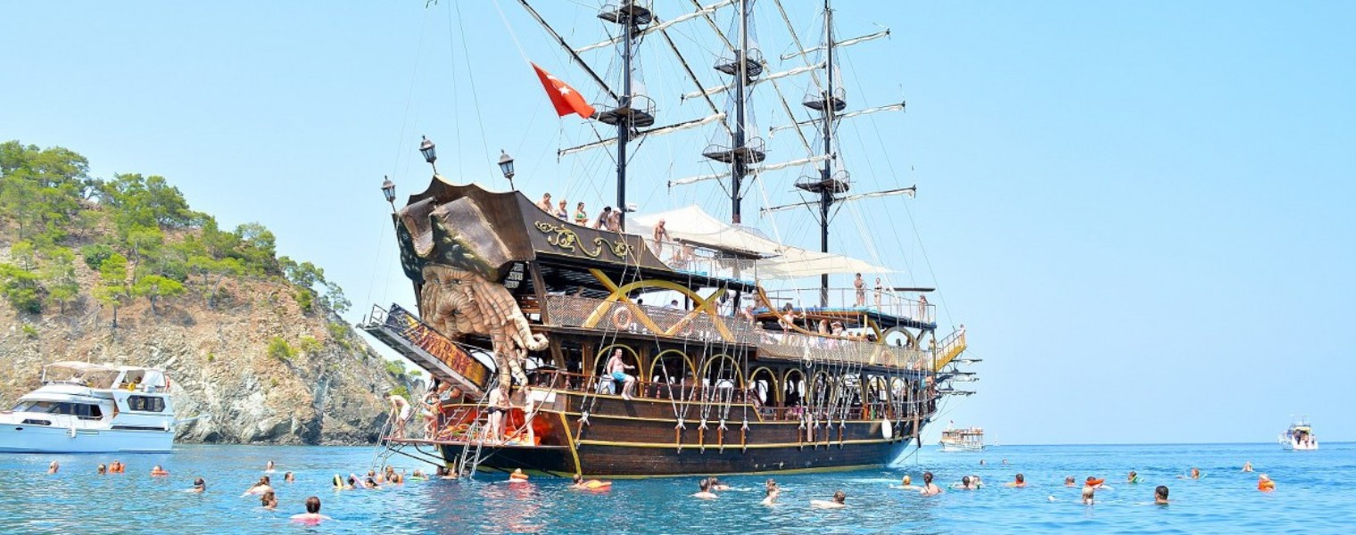 Тур на Пиратском Корабле antalya tury